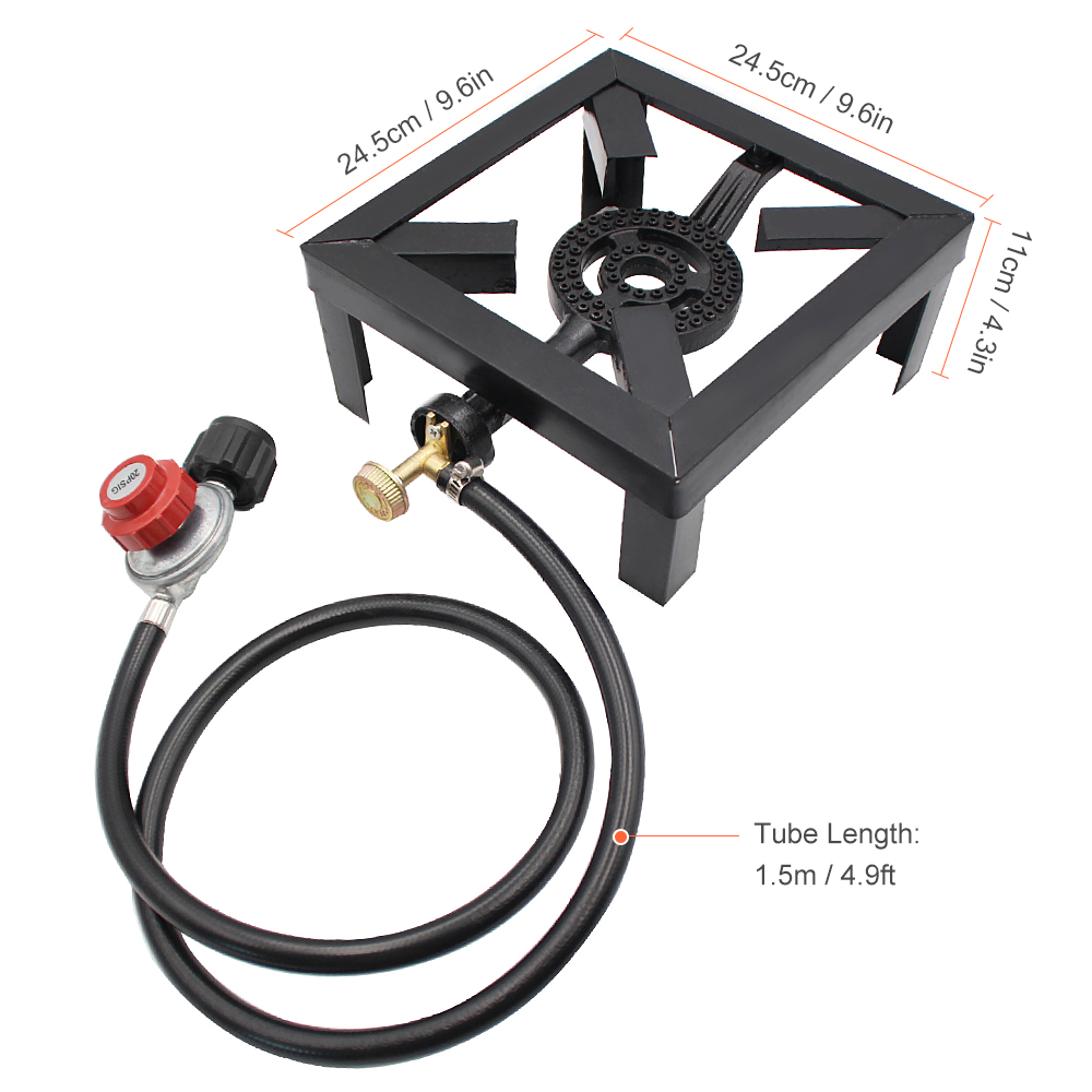 Tomshoo 8KW Gas Boiling Ring C - đánh giá và giá Camping Cooking Cast Iron
