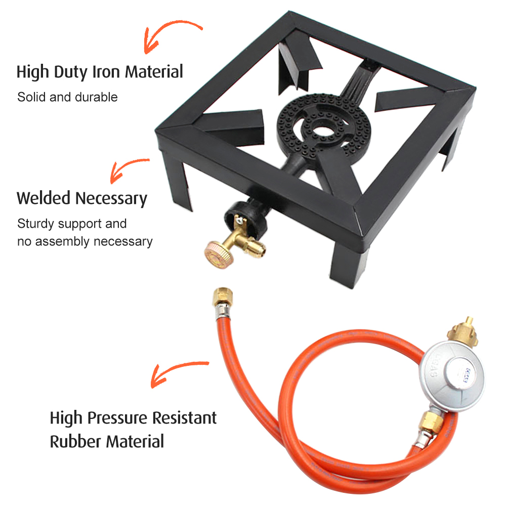 Tomshoo 8KW Gas Boiling Ring C - đánh giá và giá Camping Cooking Cast Iron
