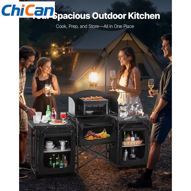 【Hot】VEVOR Camping Kitchen Tab - đánh giá và giá Camping Cooking Cupboard