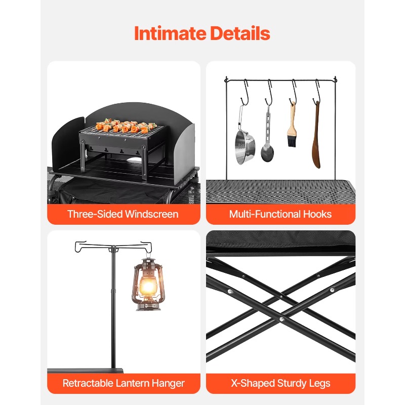 【Hot】VEVOR Camping Kitchen Tab - đánh giá và giá Camping Cooking Cupboard