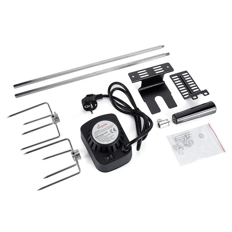 Electric BBQ Grill Rotisserie  - đánh giá và giá Camping Cooking Electric