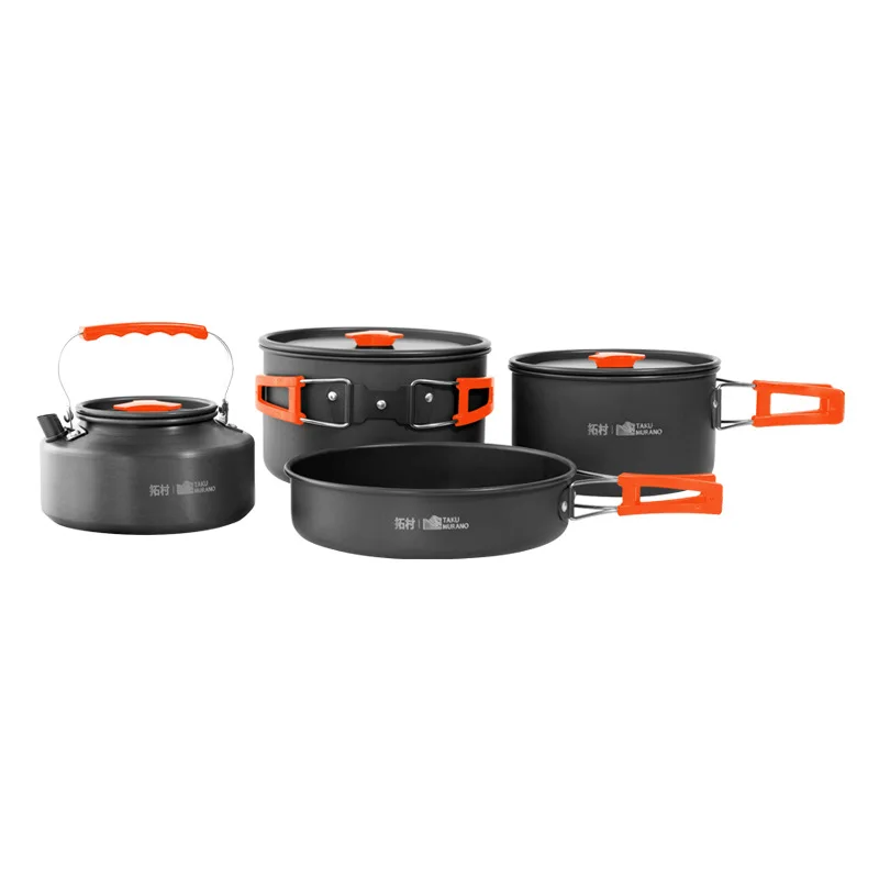 Camping Cookware Set Outdoor C - đánh giá và giá Camping Cooking Set With Kettle