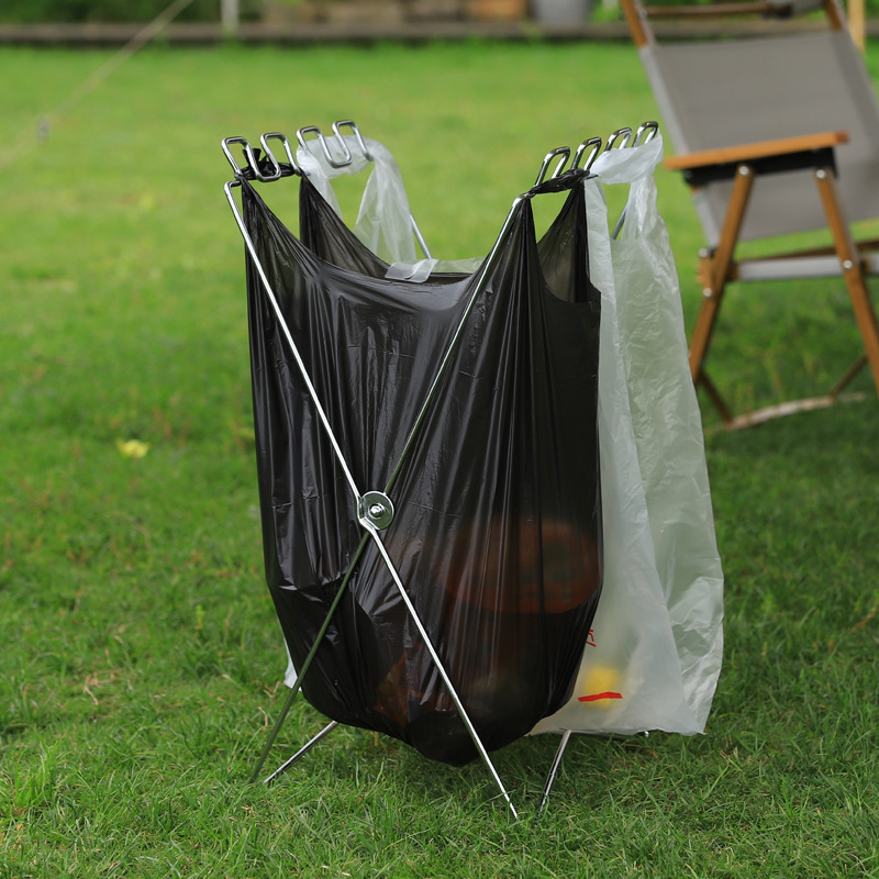 Portable Folding Garbage Bag H - đánh giá và giá Camping Cooking Organizer