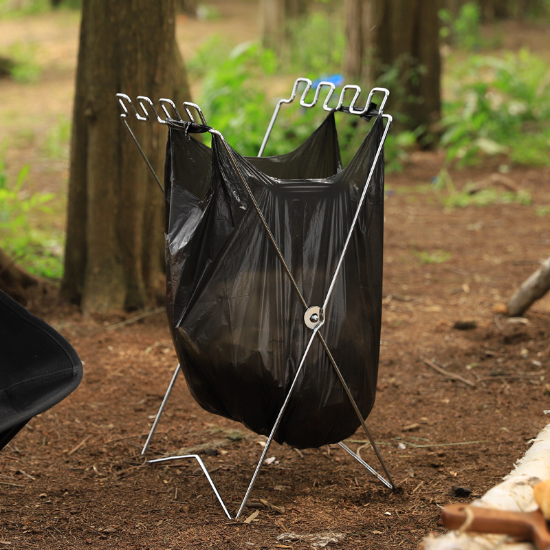 Portable Folding Garbage Bag H - đánh giá và giá Camping Cooking Organizer