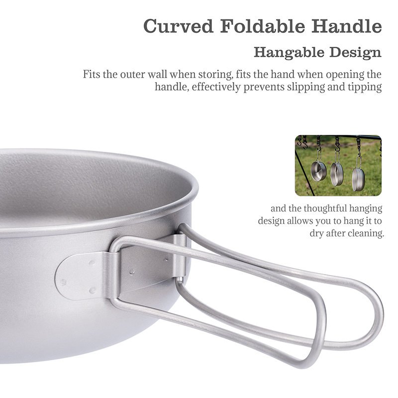 Boundless Voyage Titanium Camp - đánh giá và giá Camping Cooking Pots And Pans Set