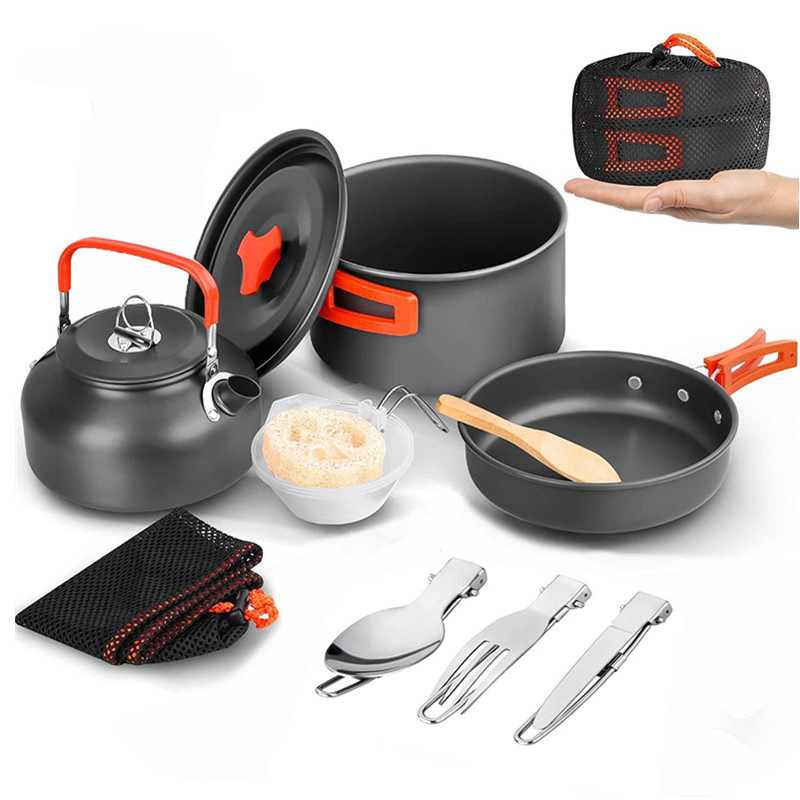 2~3 Person Outdoor Camping and - đánh giá và giá Camping Cooking Set 2 Person