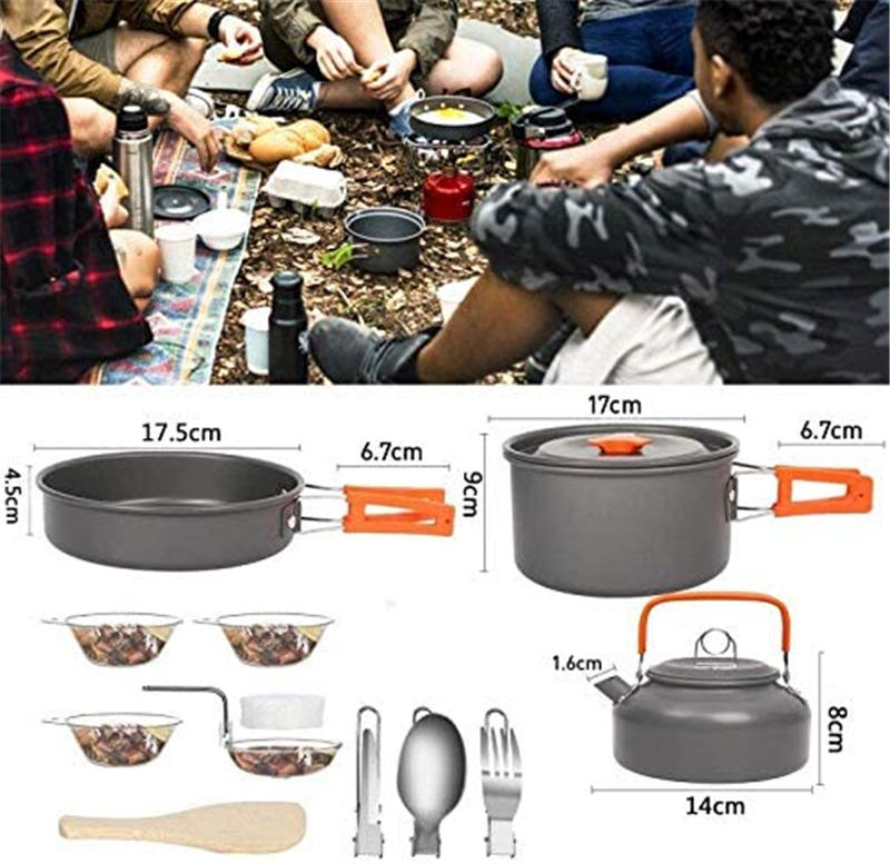 2~3 Person Outdoor Camping and - đánh giá và giá Camping Cooking Set 2 Person