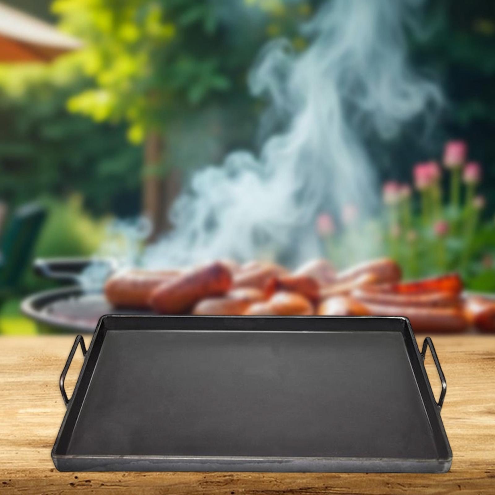 1 Pc Cast Iron Cooking Griddle - đánh giá và giá Camping Cooking Cast Iron