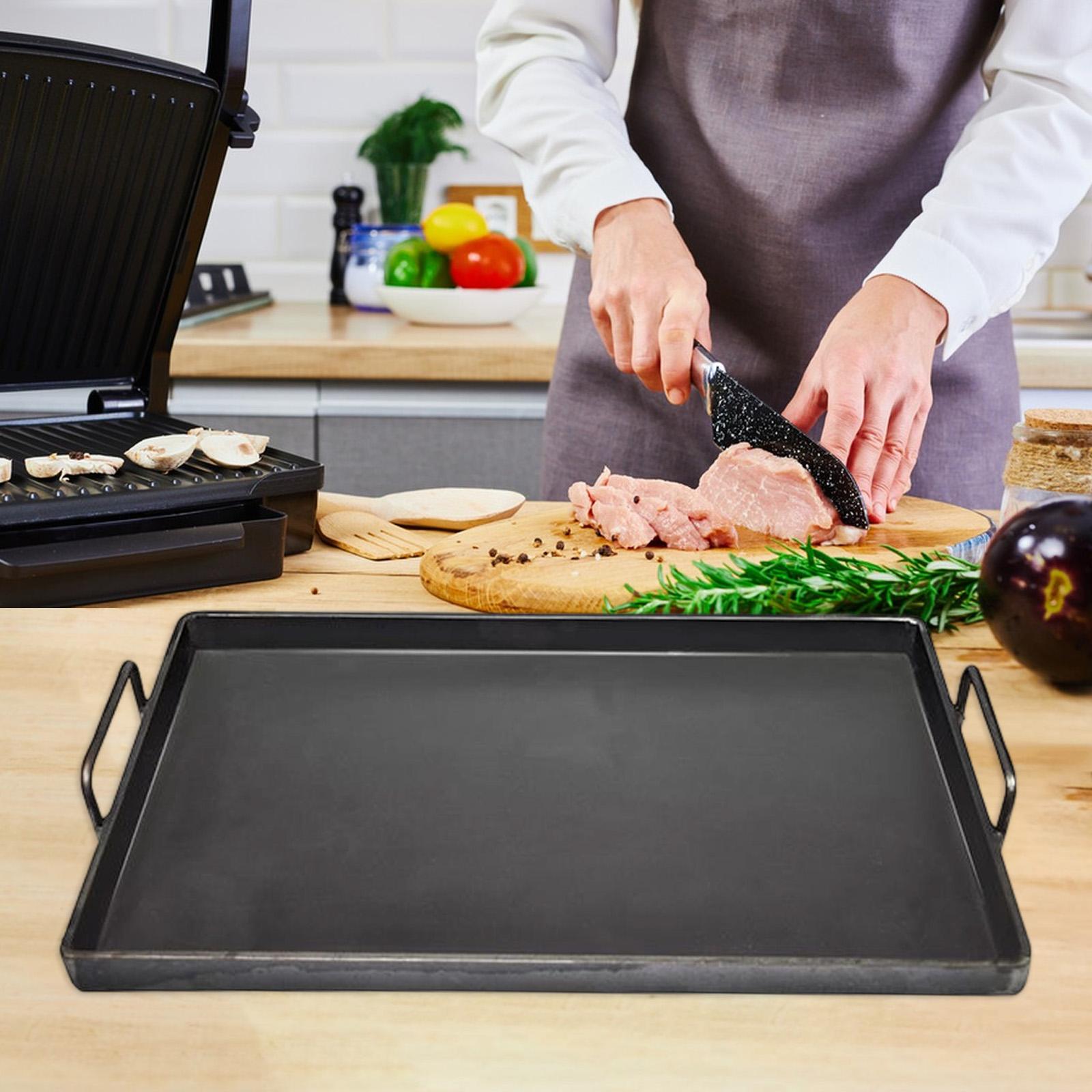 1 Pc Cast Iron Cooking Griddle - đánh giá và giá Camping Cooking Cast Iron