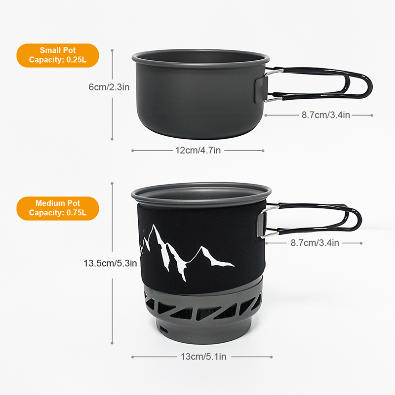 Camping Cooking Set Stove Pot  - đánh giá và giá Camping Cooking Cupboard