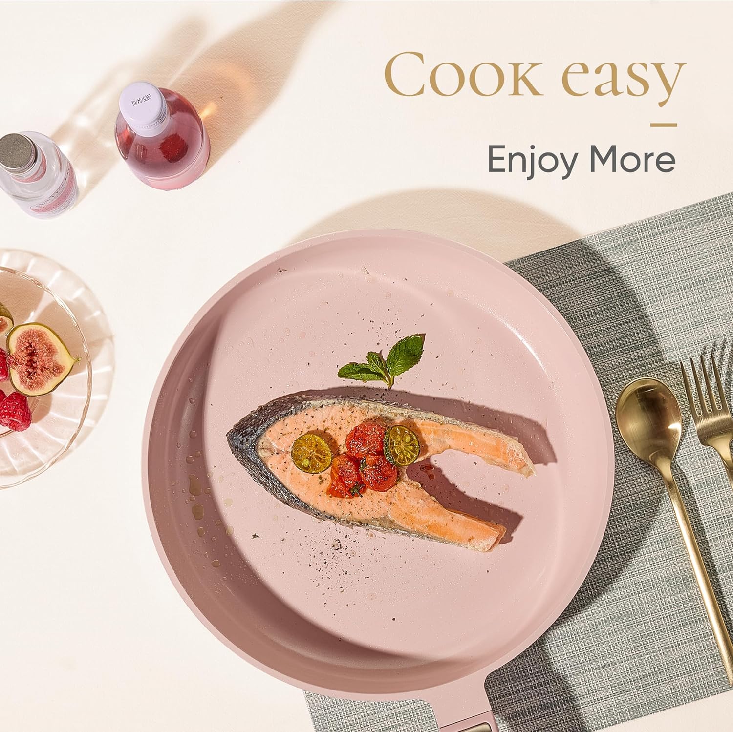 Nonstick Ceramic Cookware Set, - đánh giá và giá Camping Cooking Pots And Pans Set