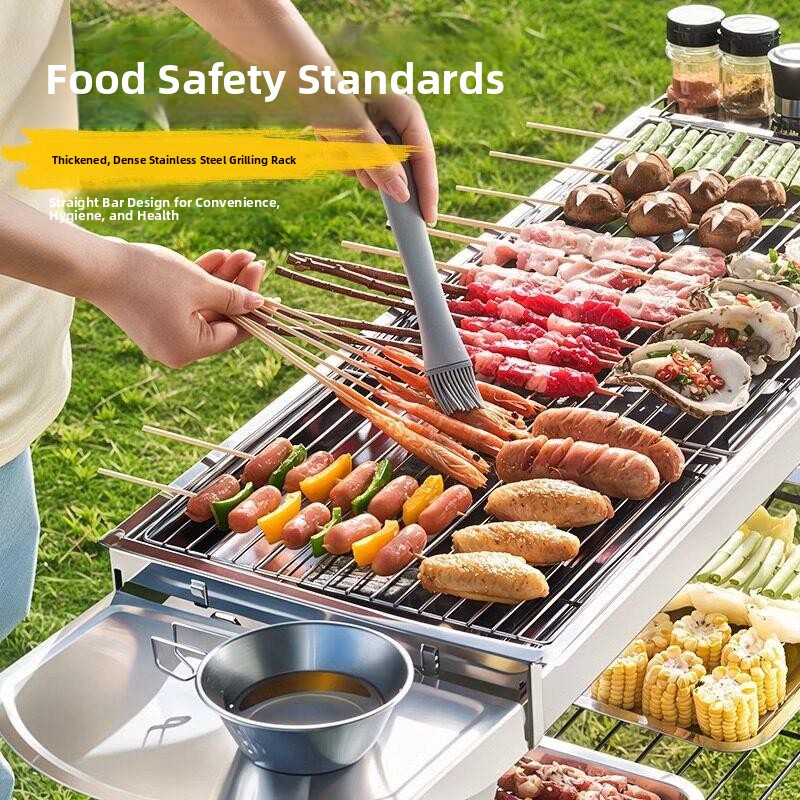 Portable Stainless Steel BBQ G - đánh giá và giá Camping Cooking Requirements