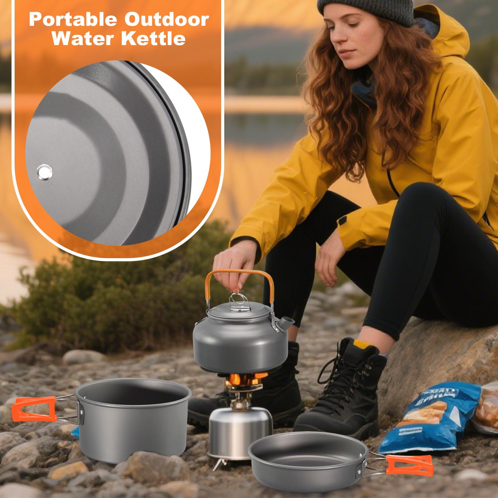 Camping Cookware Camping Cook  - đánh giá và giá Camping Cooking Set With Kettle