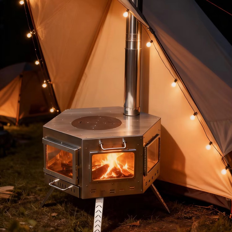 【Popular】Folding Multipurpose  - đánh giá và giá Camping Cooking Wood Stove