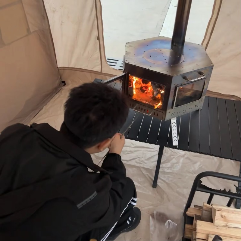 【Popular】Folding Multipurpose  - đánh giá và giá Camping Cooking Wood Stove