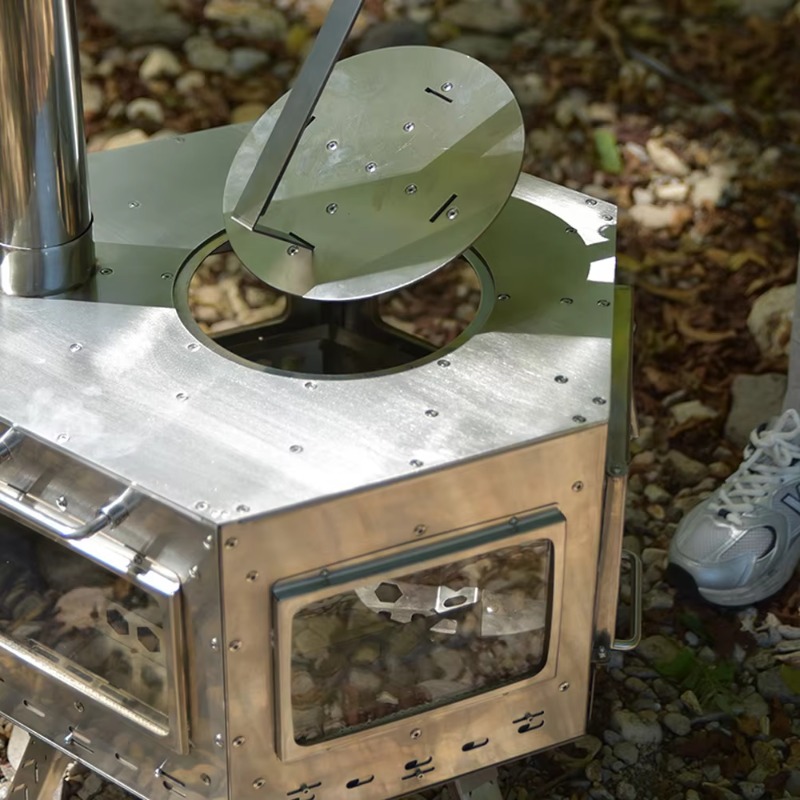 【Popular】Folding Multipurpose  - đánh giá và giá Camping Cooking Wood Stove