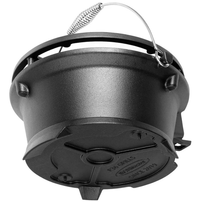 Round Charcoal Grill, Food-Saf - đánh giá và giá Camping Cooking Cast Iron