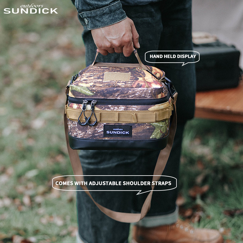 1 Black/Brown/Army Green/Camo  - đánh giá và giá Camping Cooking Organizer