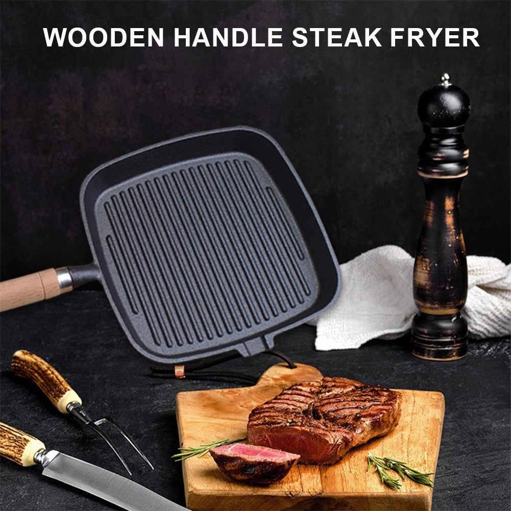 Iron Skillet Uncoated Non-stic - đánh giá và giá Camping Cooking Cast Iron