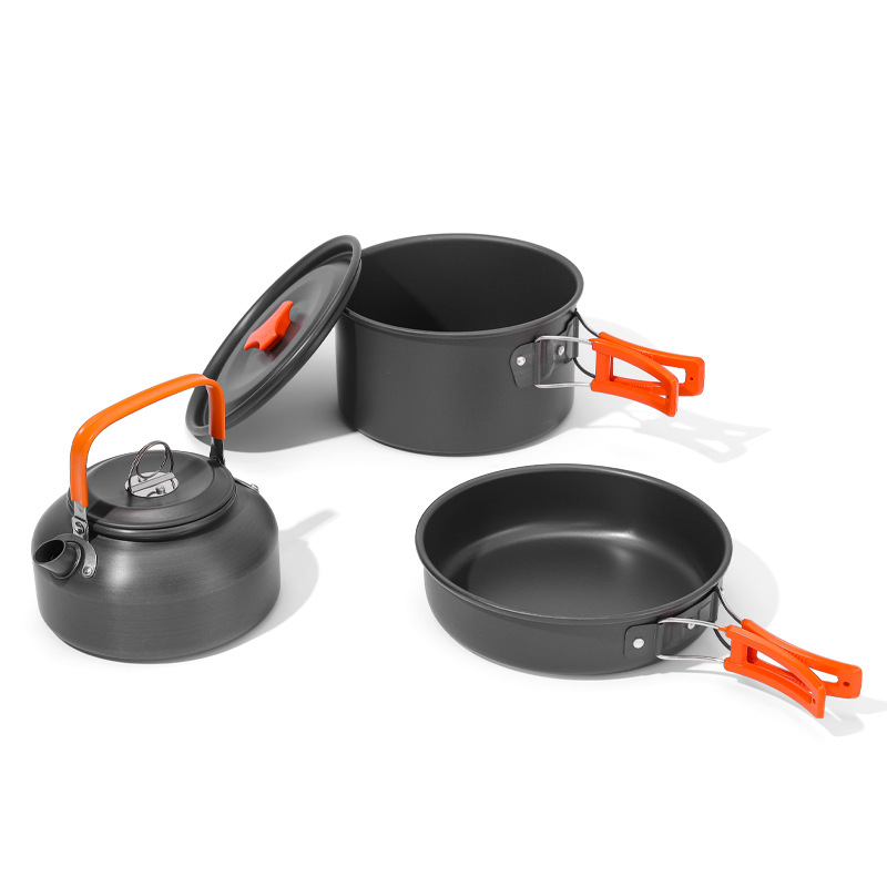 Outdoor Camping Cookware Set f - đánh giá và giá Camping Cooking Set 2 Person