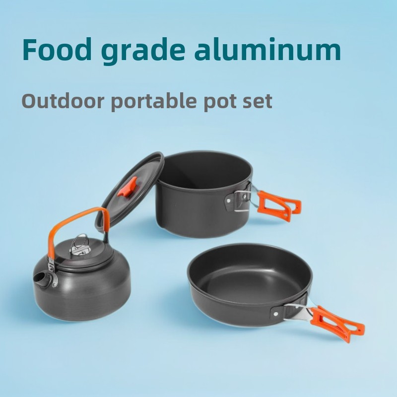 Outdoor Camping Cookware Set f - đánh giá và giá Camping Cooking Set 2 Person