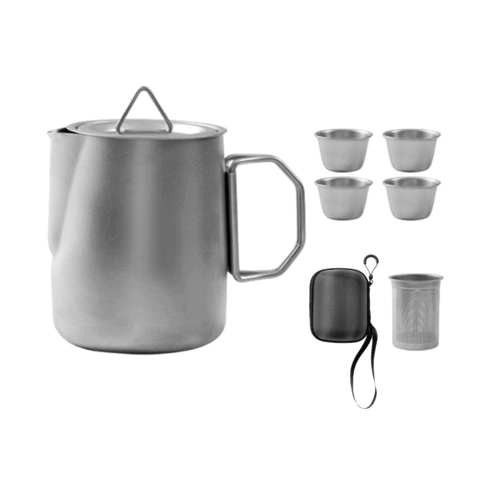 Stainless Steel Camping Cup Tr - đánh giá và giá Camping Cooking Set For 4
