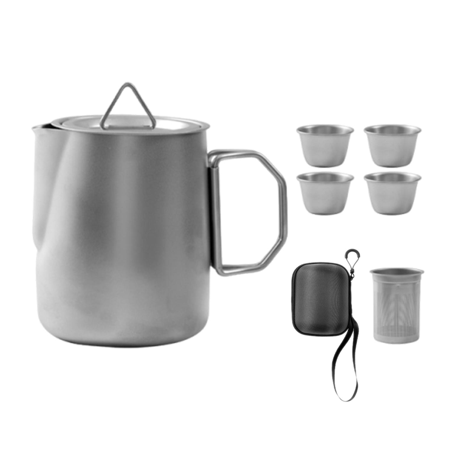 Stainless Steel Camping Cup Tr - đánh giá và giá Camping Cooking Set For 4