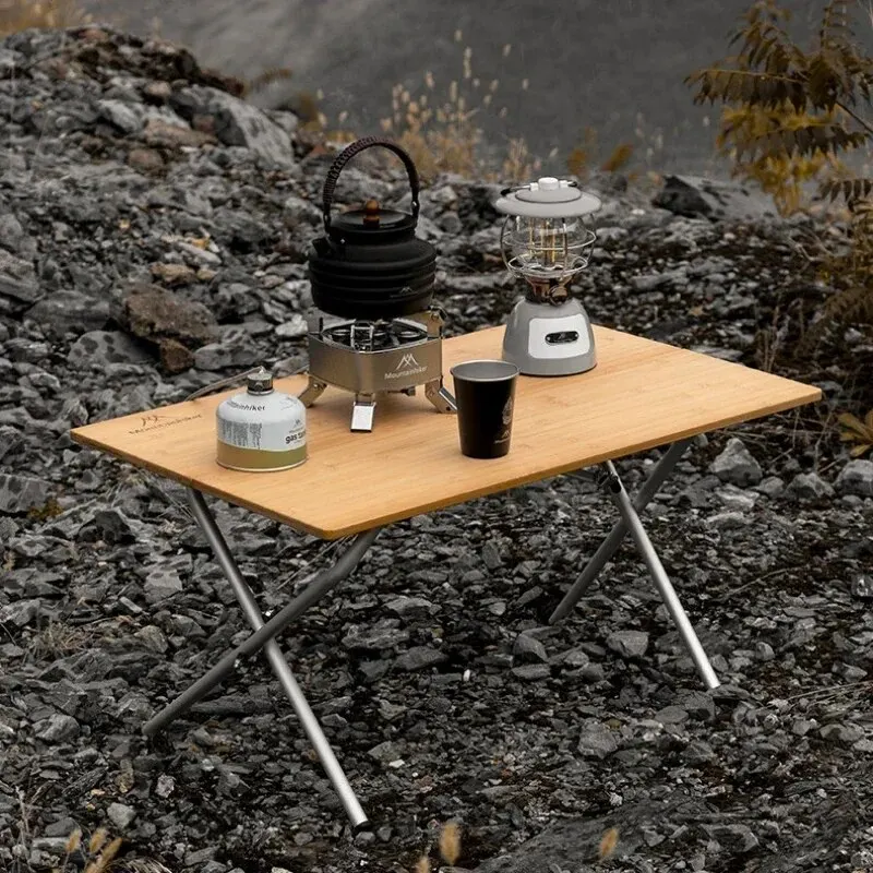 MOUNTAINHIKER 2/3 Bamboo Foldi - đánh giá và giá Camping Cooking Table