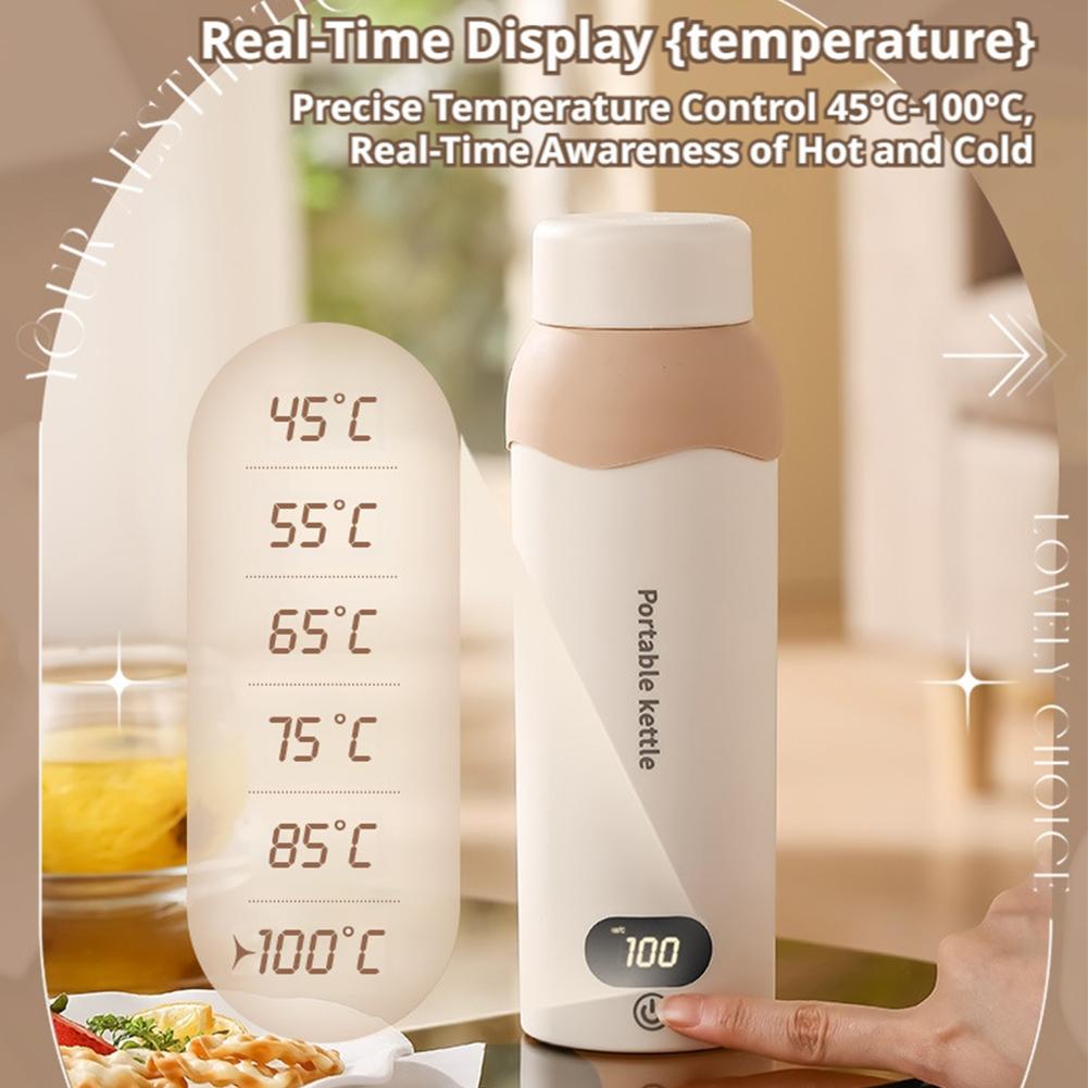 500ml LCD Electric Kettle WIth - đánh giá và giá Camping Cooking Electric