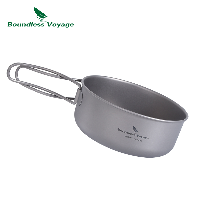 Boundless Voyage Titanium Pot  - đánh giá và giá Camping Cooking Pots And Pans Set